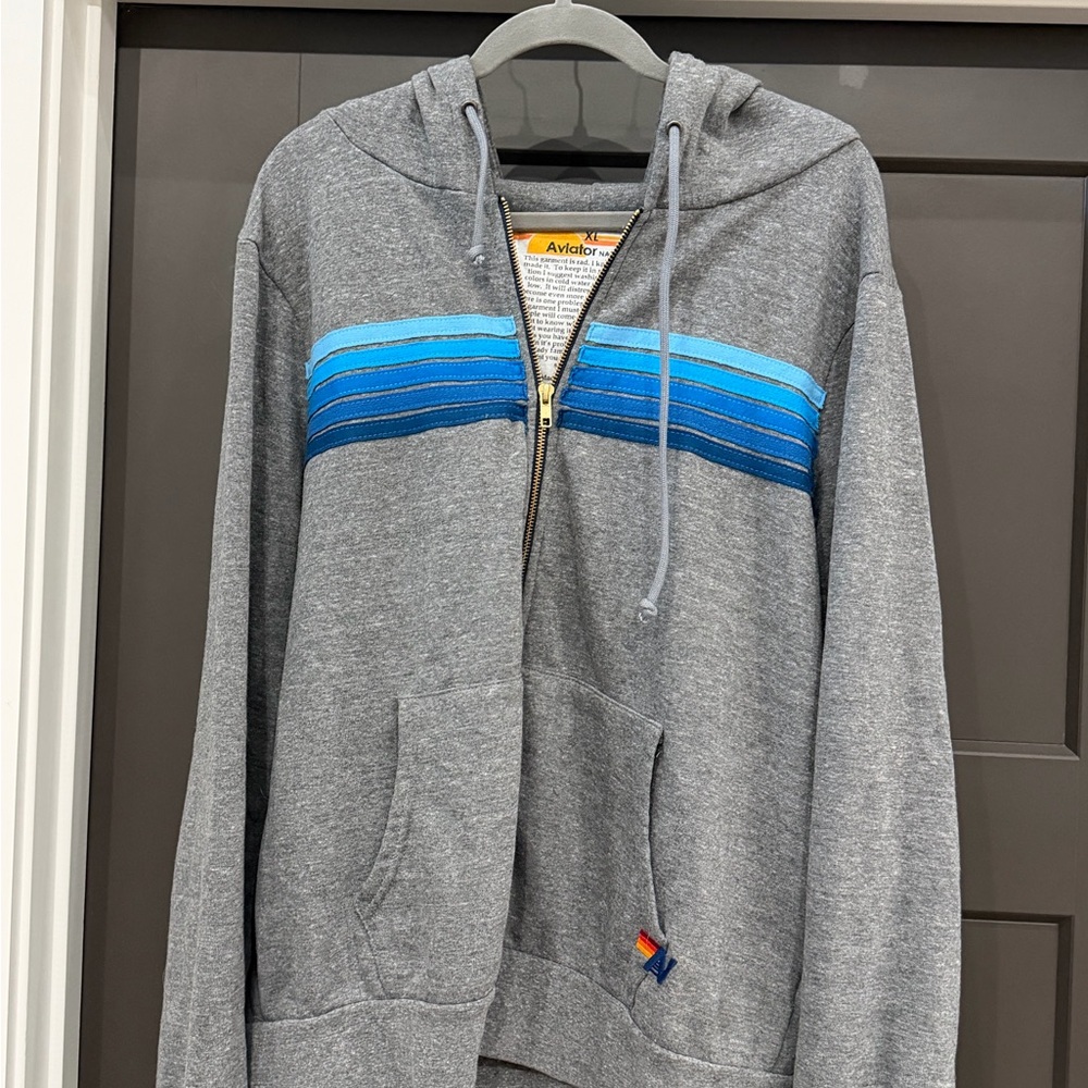 Aviator Nation Zip Hoodie size XL